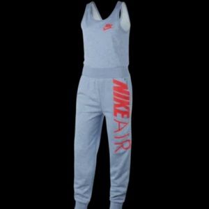 Girls Aluminum & Ember Glow Air Jumpsuit